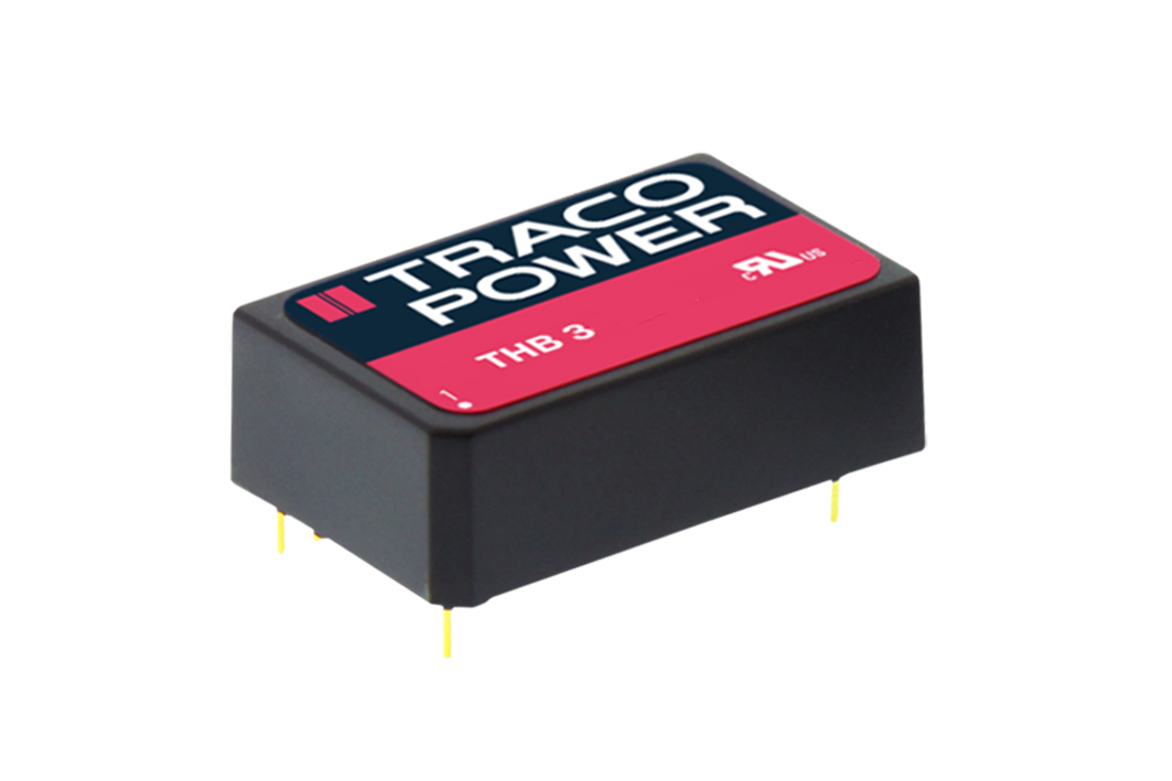 TRACOPOWER THB 3 DC-DC Converter, ±15V dc/ ±100mA Output, 18 → 36 V dc Input, 3W, Through Hole, +85°C Max Temp