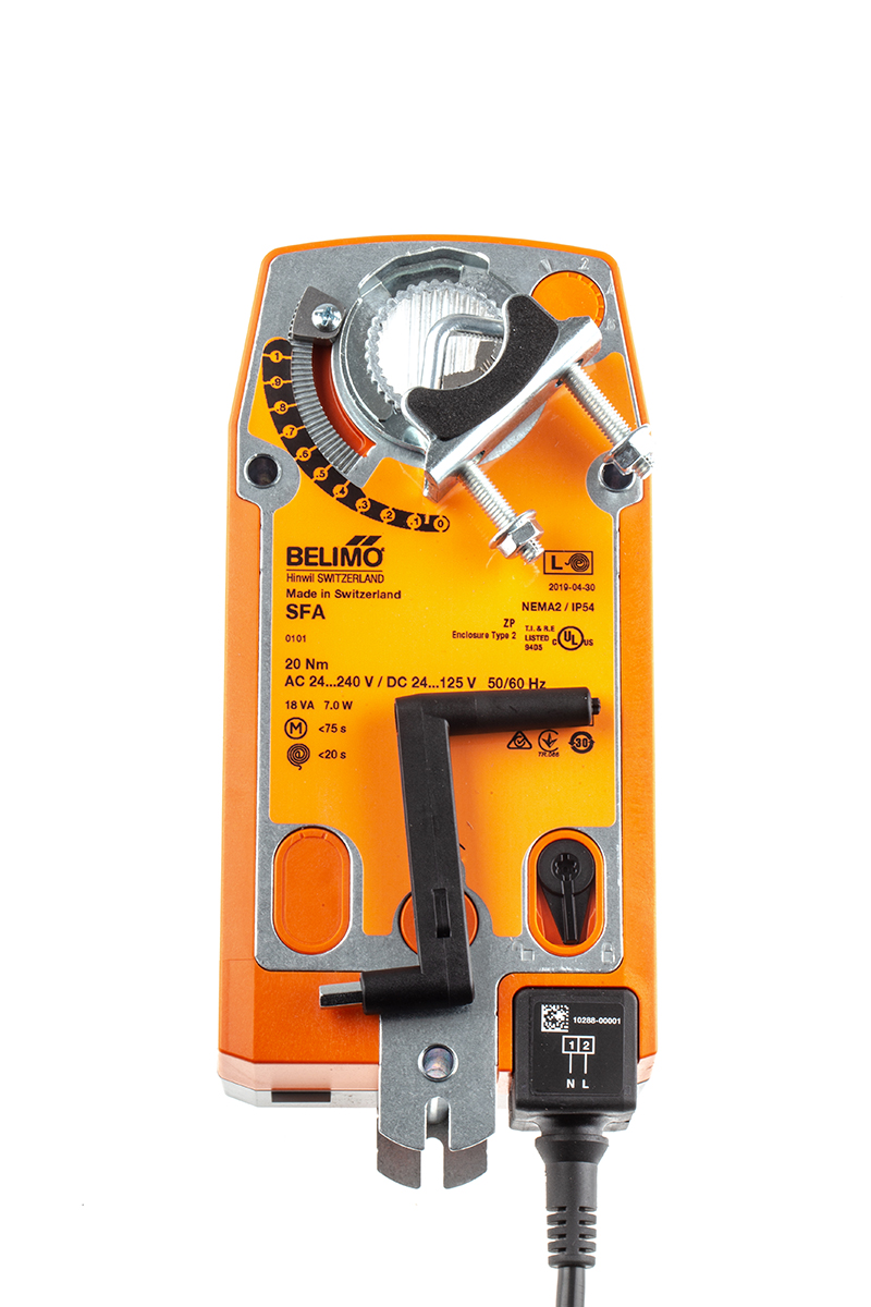 Belimo Open/Close Damper Actuator, 20Nm, 19.2 → 264 V ac, 21.6 → 137.5 V dc