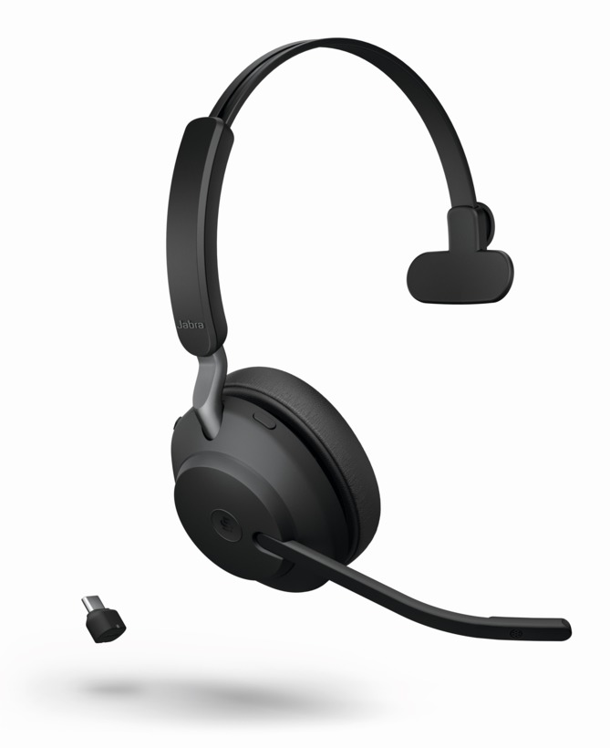 Jabra Evolve2 65 Black Wireless Bluetooth On Ear Headset