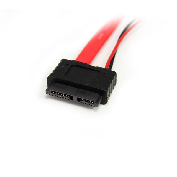 StarTech.com Female Slimline SATA to Female; Male LP4; SATA Data  Cable, 508mm