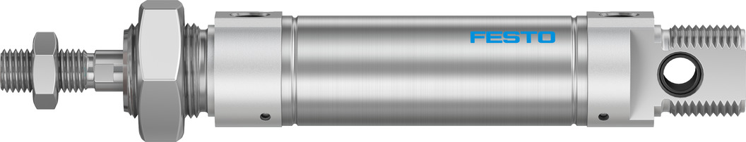 Festo 35 mm Pneumatic Cylinder - 1908316 DSNU Series, Double Acting Acting