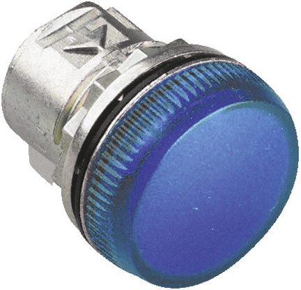 Allen Bradley Blue Pilot Light Head, 22mm Cutout 800F Series