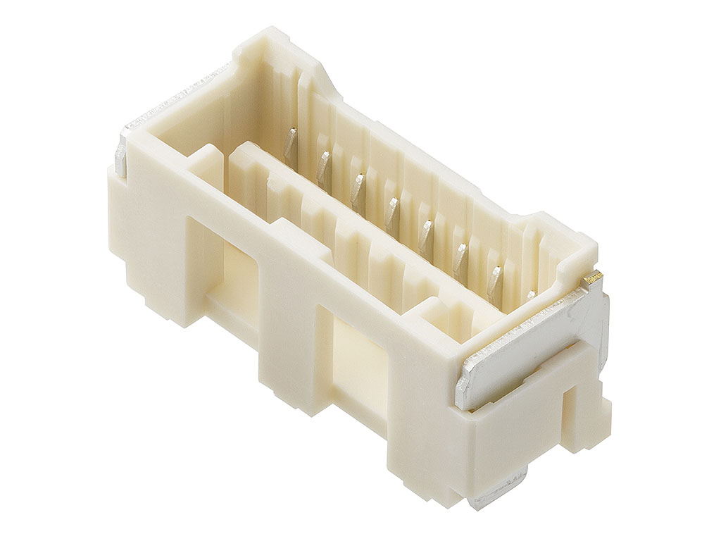 Molex CLIK-Mate Series Vertical Surface PCB Header, 4 Contact(s), 1.5 mm Pitch, 1 Row, Shrouded