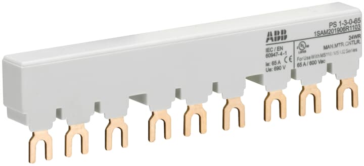 ABB PS1 3 Phase Busbar, 690V ac, 17.5mm Pitch