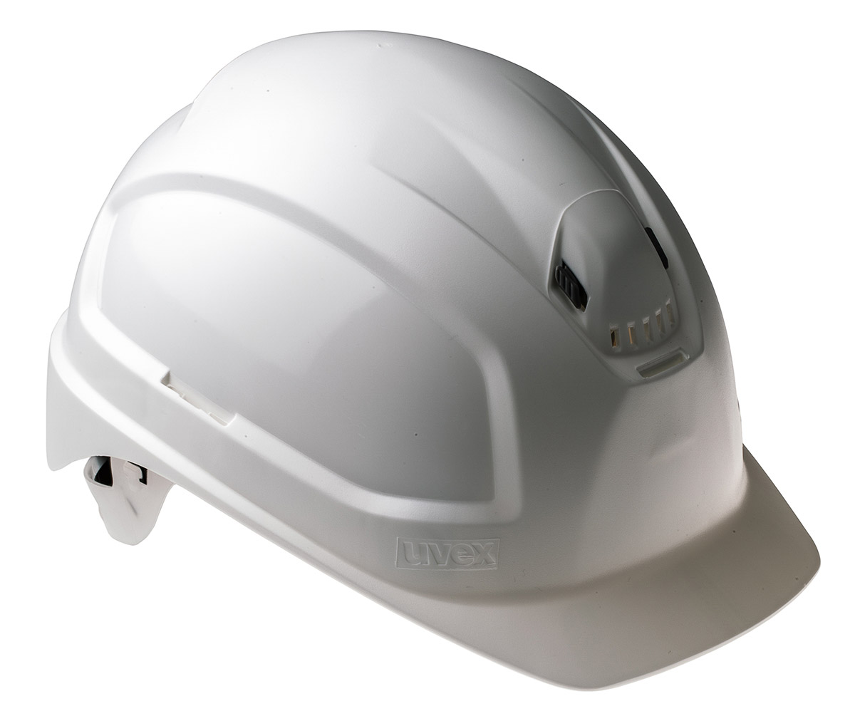 uvex uvex pheos B-WR White Safety Helmet, AdjustableVentilated