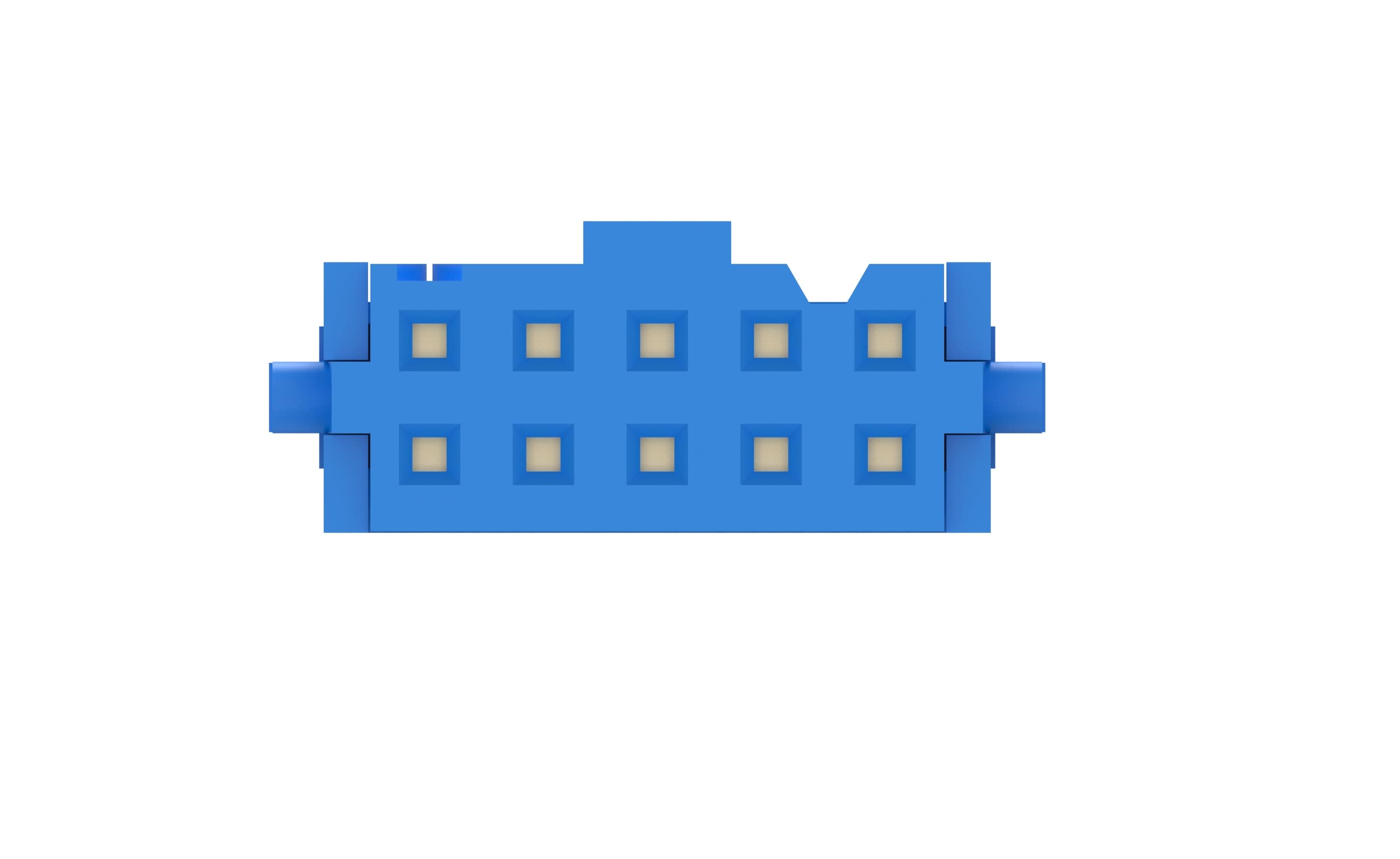 TE Connectivity 10-Way Connector Socket for Cable, 2-Row