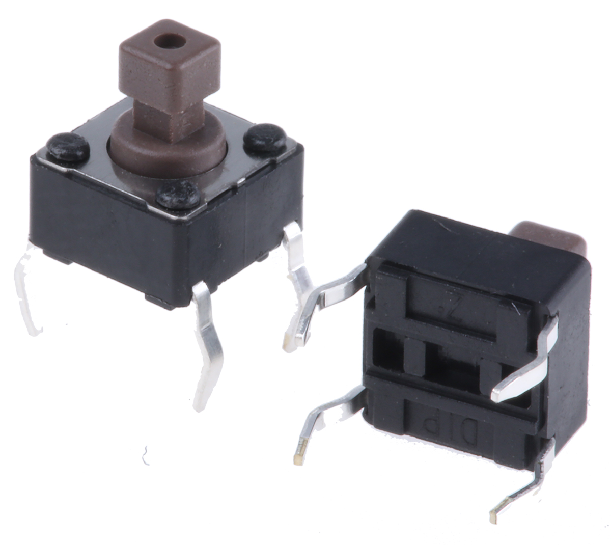 APEM Brown Button Tactile Switch, SPST 50 mA @ 12 V dc 3.8mm