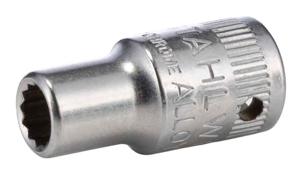 STAHLWILLE 1/4 in Drive 5mm Standard Socket, 12 point, 23 mm Overall Length