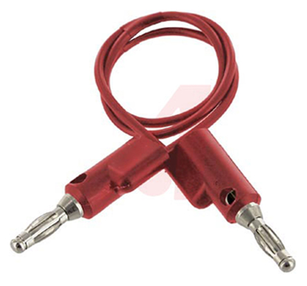 Mueller Electric, 10A, 300V, Red, 300mm Lead Length