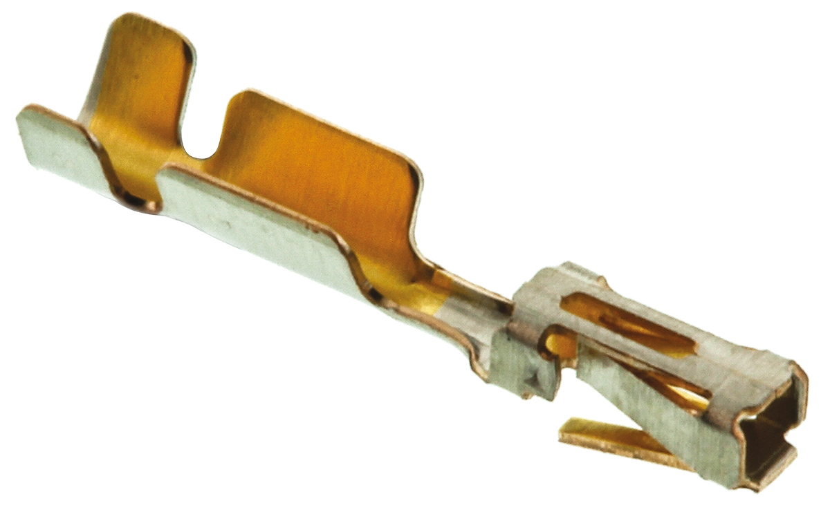 TE Connectivity AMPMODU MOD IV Series Female Crimp Terminal, 26AWG Min, 20AWG Max