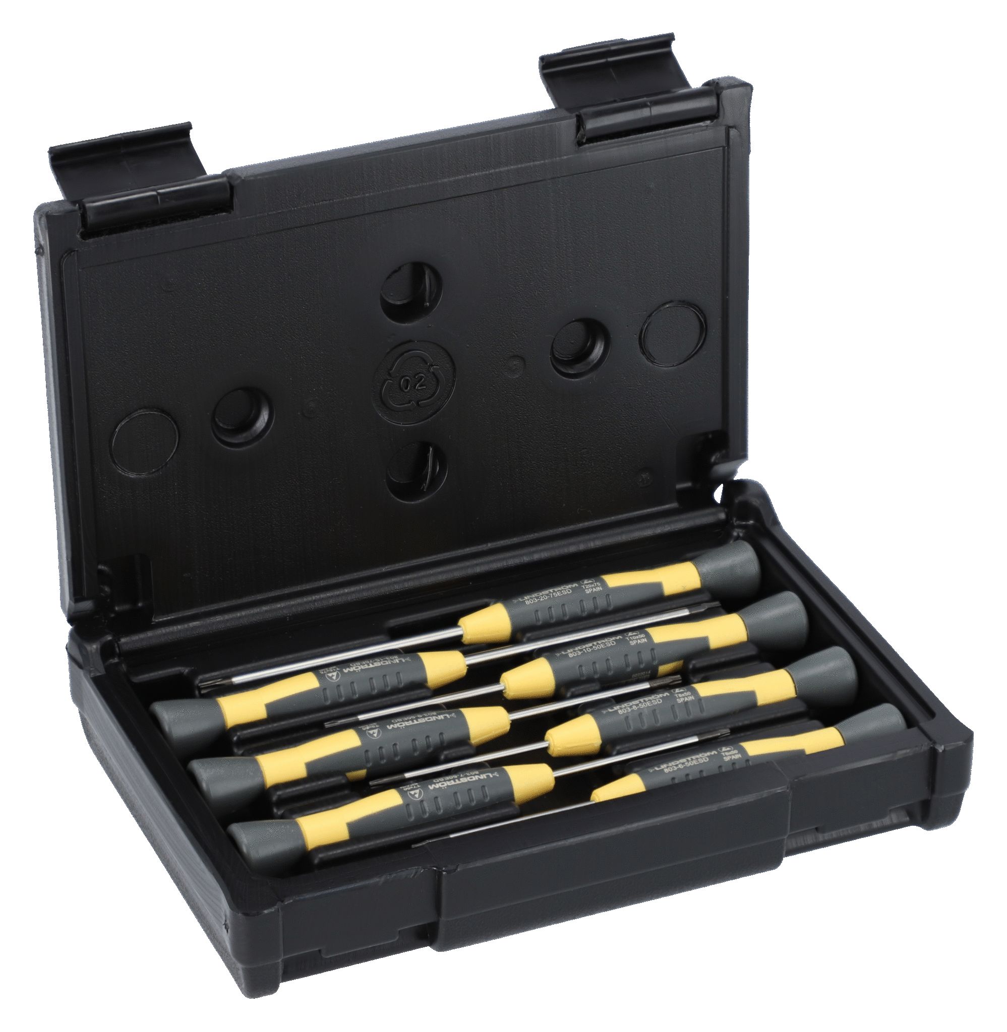 Lindstrom Torx Precision Screwdriver Set, 7-Piece, ESD-Safe