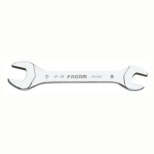 Facom 22 Series Open Ended Spanner, 8mm, Metric, Double Ended, 90 mm Overall