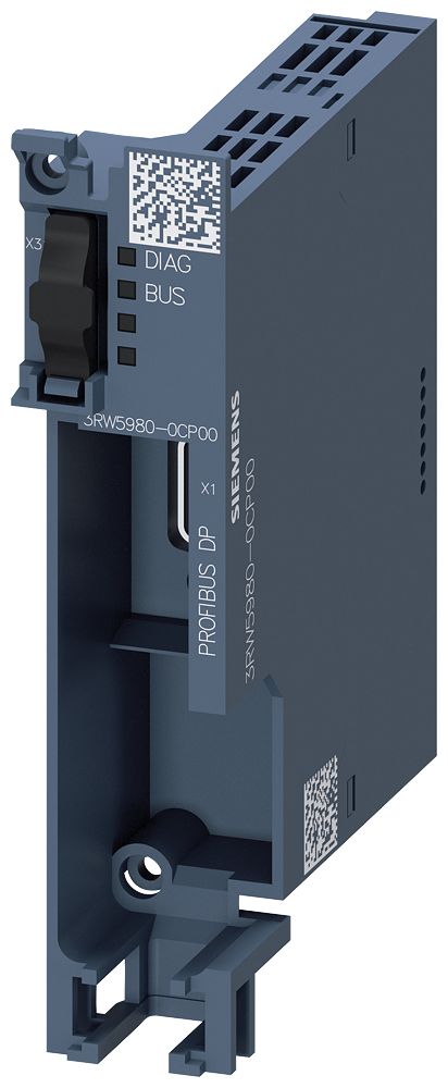 Siemens Communication Module 3RW5 Series Communication Module for Use with PROFIBUS