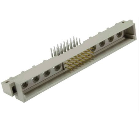 HARTING DIN 41612 24 + 8 Way 2.54mm Pitch, Type Connector Class C2, 3 Row, Right Angle DIN 41612 Connector, Plug