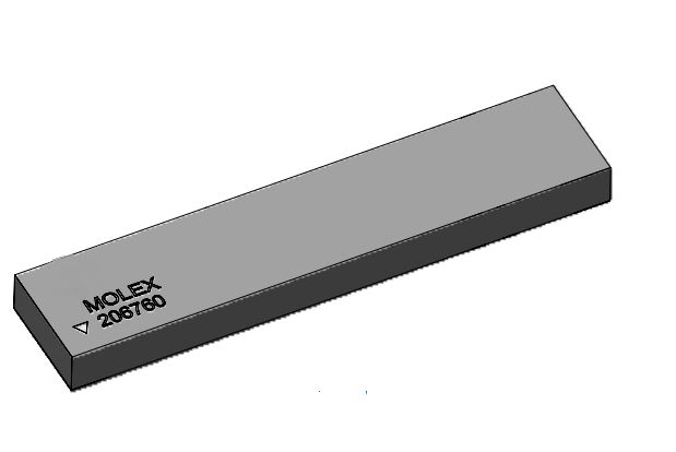 Molex 206760-0001 Chip SMT Antenna, 2G (GSM/GPRS), 3G (UTMS), 4G (LTE)