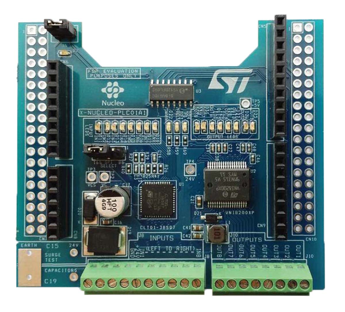 STMicroelectronics Expansion Board PLC Driver for VNI8200XP, CLT01-38SQ7 for STM32 Nucleo