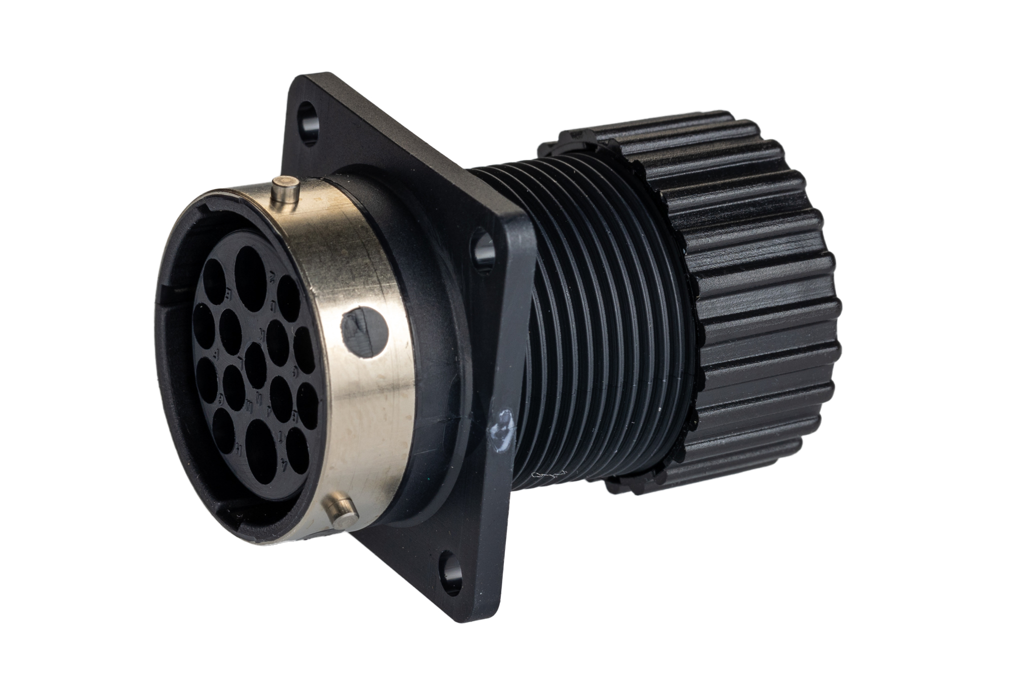 ITT Cannon Circular Connector, 15 Contacts, Panel, Standard Connector, Socket, Female, IP67, Trident Neptune Series
