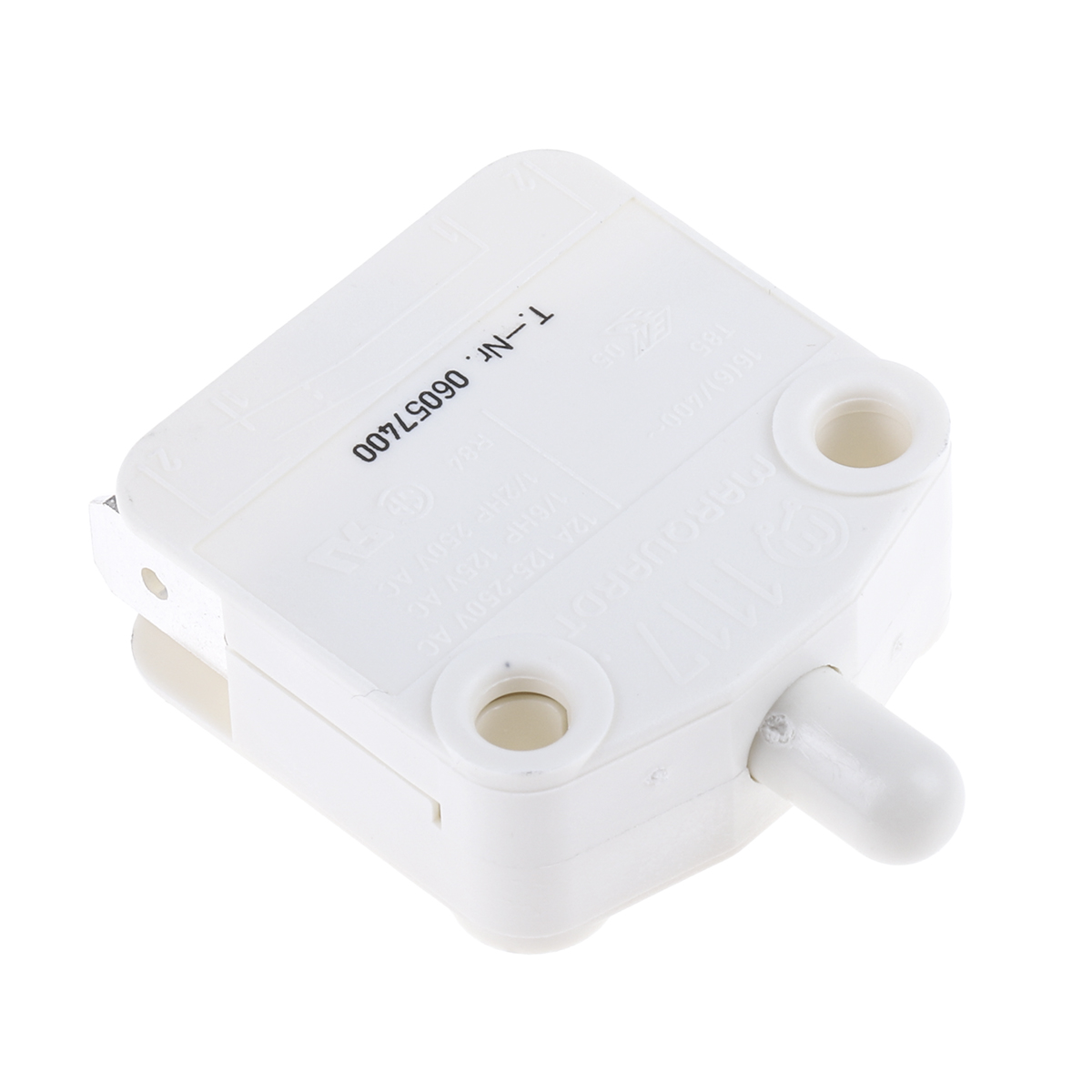 Marquardt Door Micro Switch, Plunger, SPST 16 A @ 250 V ac IP40, -40 → +85°C