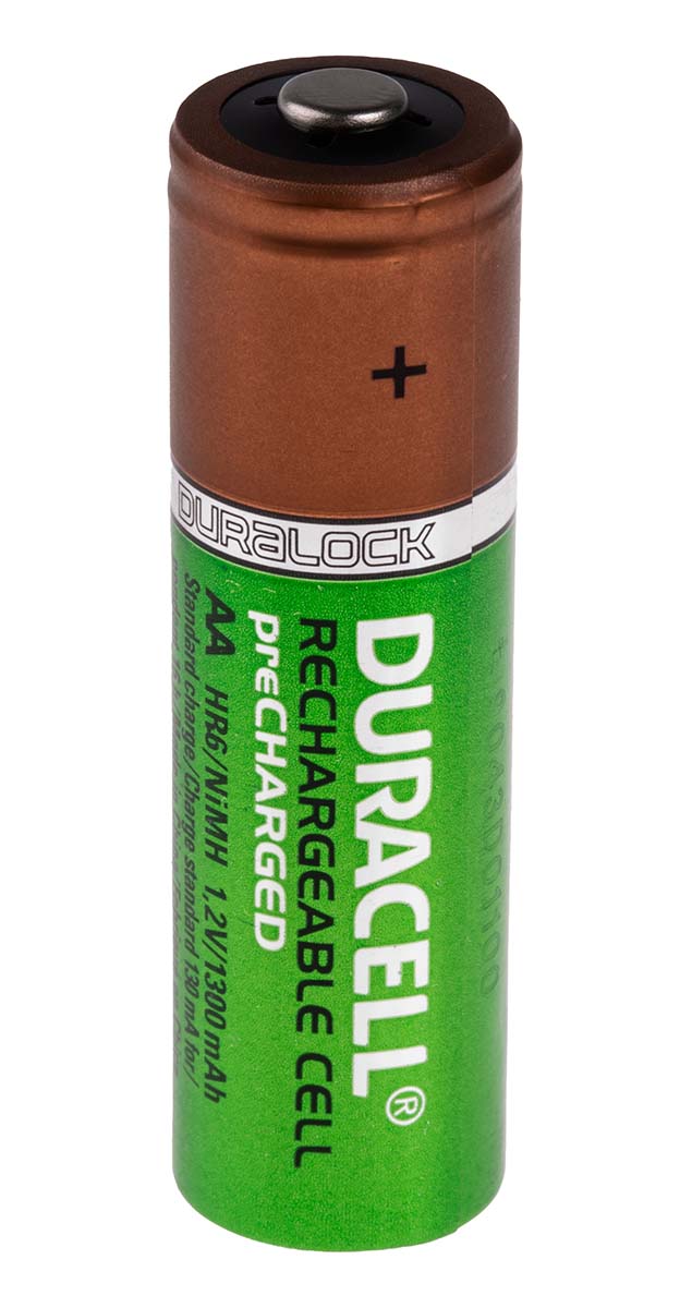 Duracell Duracell Recharge Plus AA NiMH Rechargeable AA Batteries, 1.3Ah, 1.2V - Pack of 4