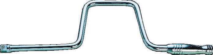 Bahco 8152 1/2 in Square Handle, 417 mm Overall