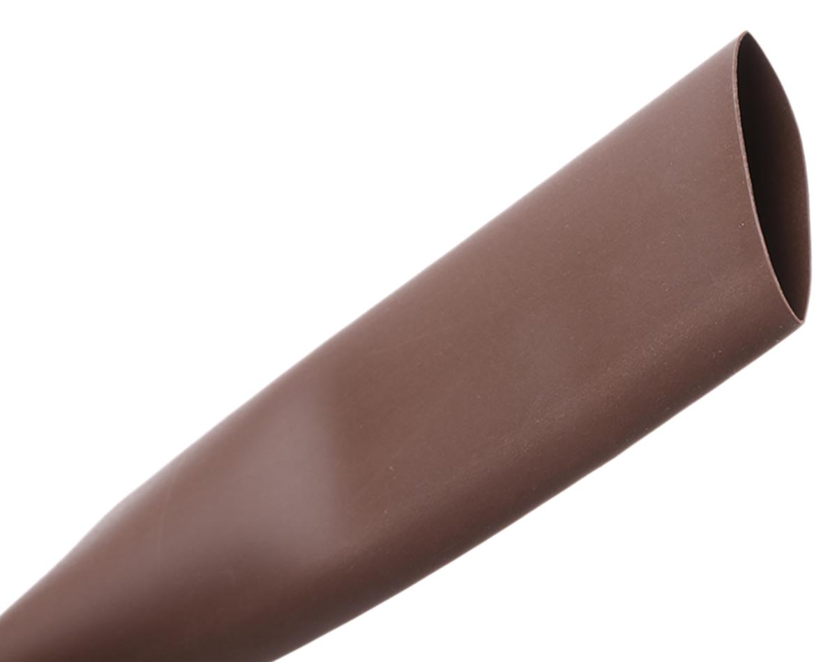 TE Connectivity Heat Shrink Tubing, Brown 19mm Sleeve Dia. x 1.2m Length 2:1 Ratio, RNF-100 Series