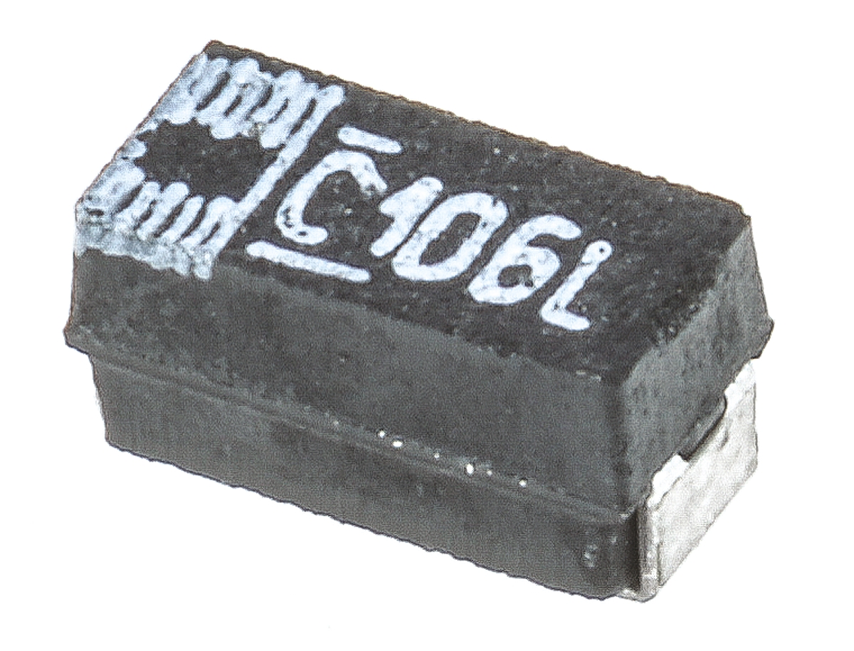 Vishay 10μF MnO2 Tantalum Capacitor 16V dc, 593D Series
