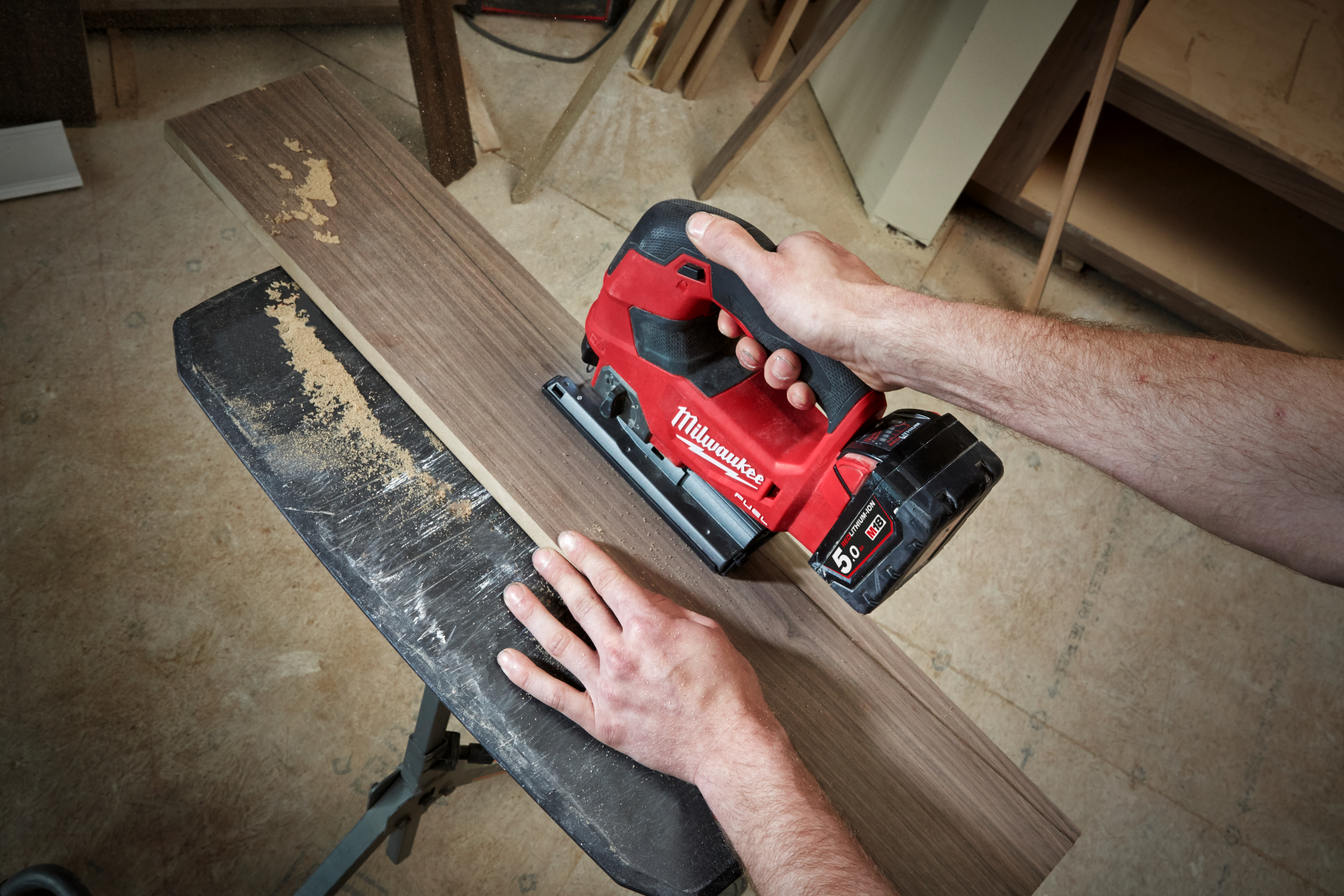 Milwaukee M18 FUEL M18 FJS-0X Cordless Jigsaw, 18V, Cordless