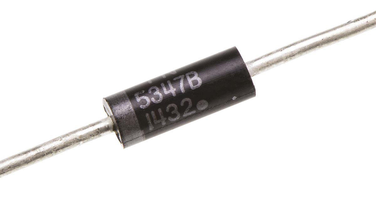 onsemi, 10V Zener Diode ±5% 5 W Through Hole 2-Pin 017AA-01