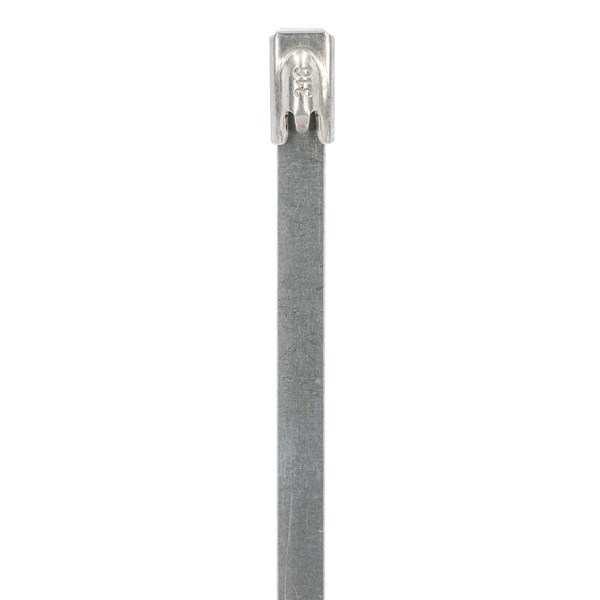 NEMIQ Cable Tie, Stainless Steel Cable Tie, 679mm x 4.6 mm, Steel 316 Stainless Steel, Pk-100