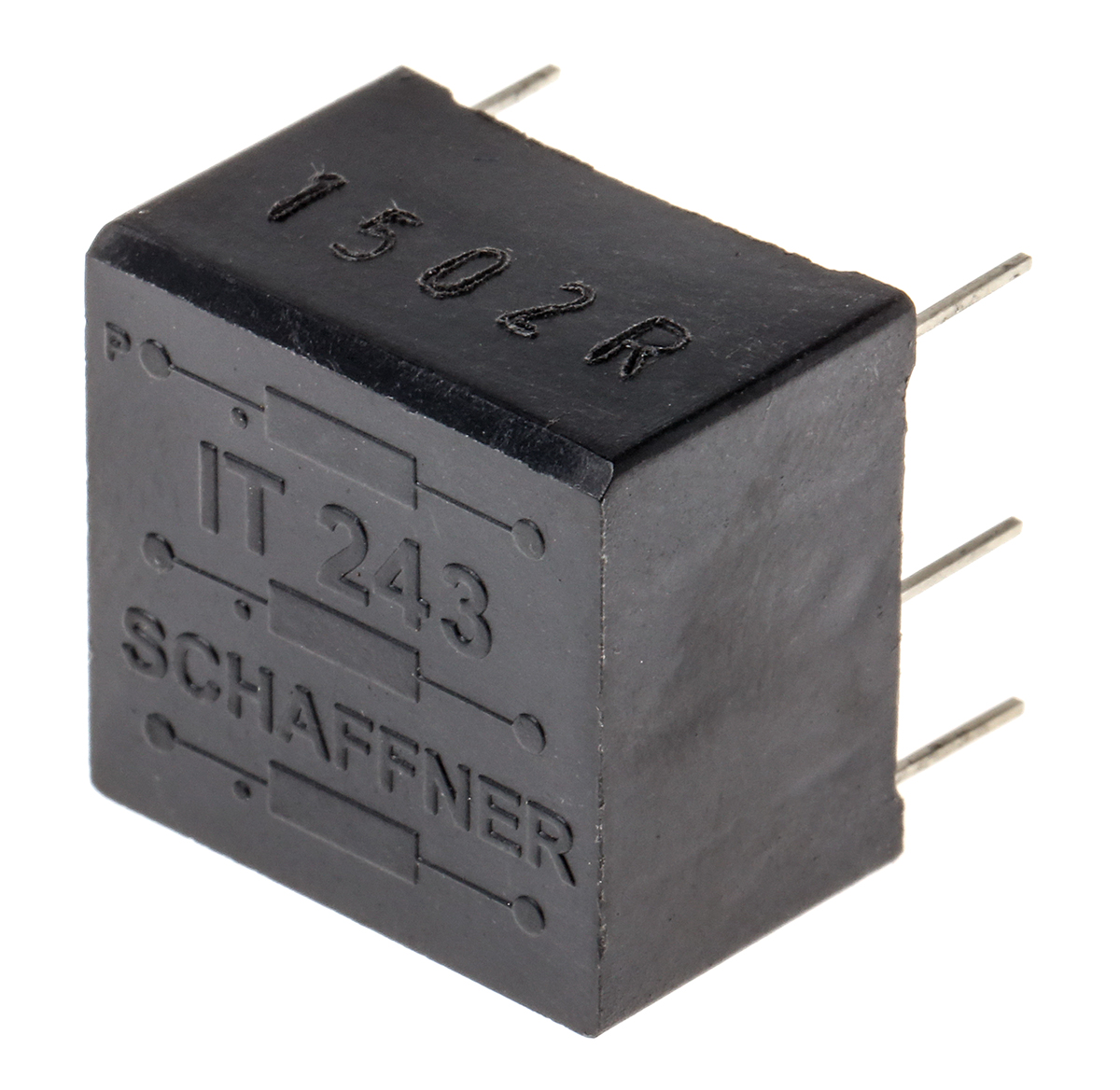 Schaffner Through Hole Pulse Transformer 1:1:1 Turns Ratio, 2.5mH Prim. Inductance