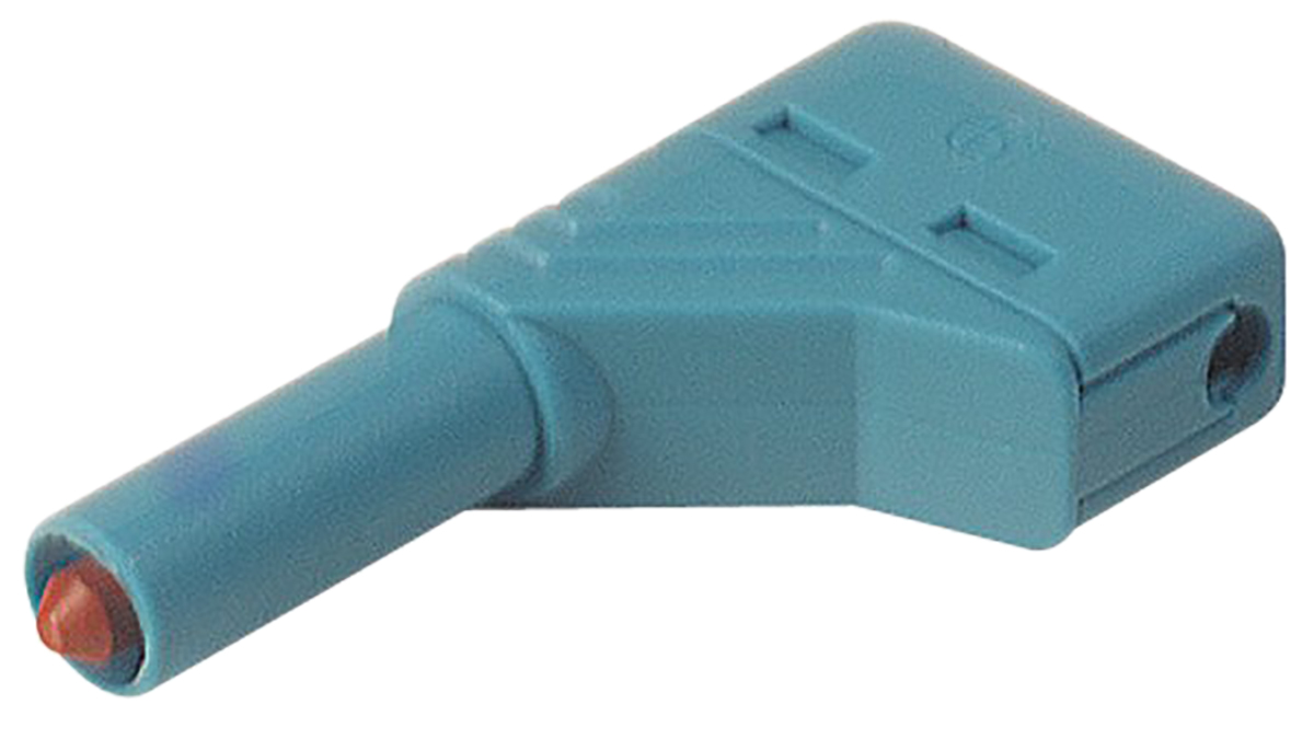 Hirschmann Test & Measurement Blue Male Banana Plug, 4 mm Connector, Screw Termination, 24A, 1000V ac/dc, Nickel Plating
