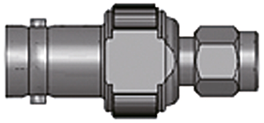 Yuetsu Straight Coax Adapter BNC Socket to SMA Plug 2GHz