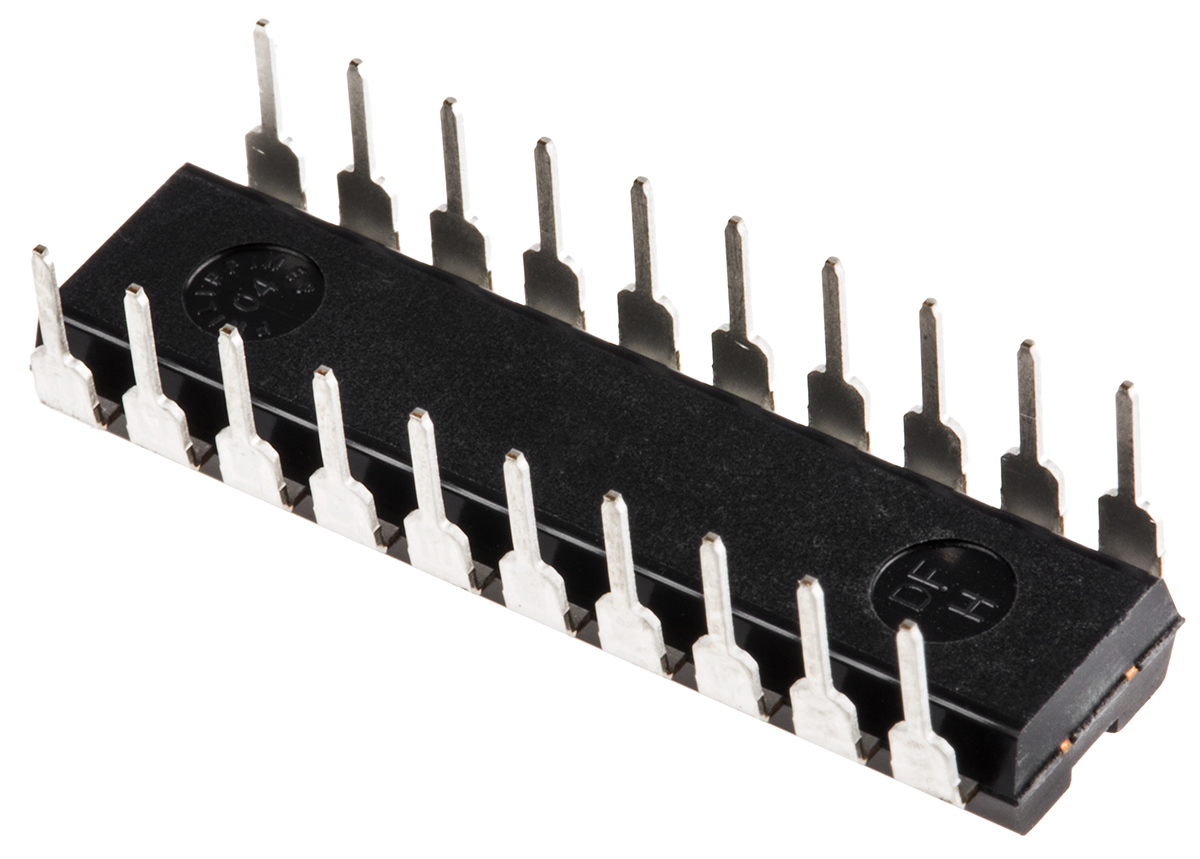 Microchip, 8 bit PIC, PIC18(L)F1XK22 Microcontroller, 20 MHz, 16kB FLASH, 20-Pin PDIP