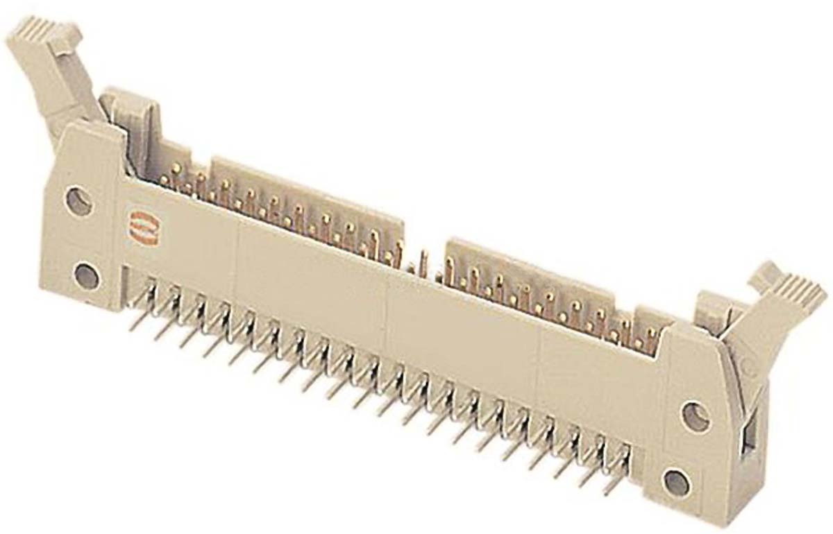 HARTING SEK 18 Series Right Angle Through Hole PCB Header, 6 Contact(s), 2.54 mm Pitch, 2 Row, Shrouded