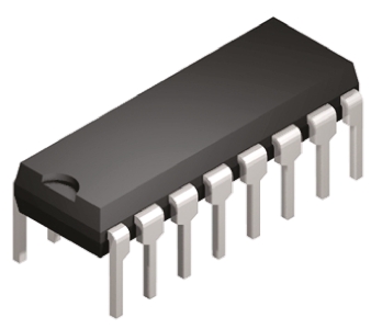 Renesas, PS2501-4-A DC Input Transistor Output Quad Optocoupler, Through Hole, 16-Pin PDIP