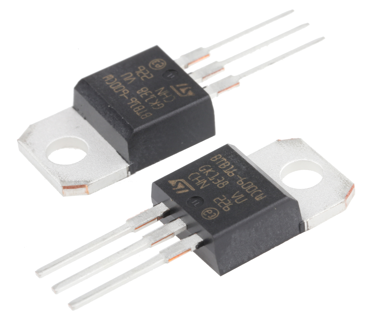 STMicroelectronics Through Hole, 3-pin, Silicon Controlled Rectifier, 600V, Gate Trigger 1.3V 600V