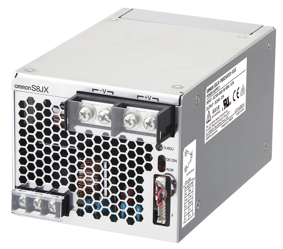 Omron S8JX-P Switched Mode DIN Rail Power Supply, 100 → 240V ac ac Input, 24V dc dc Output, 31A Output, 600W