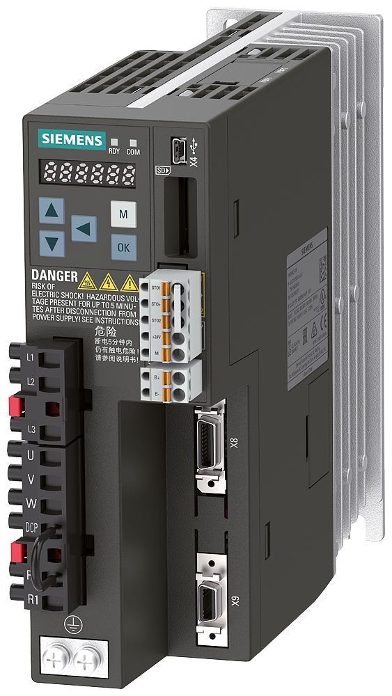 Siemens 0.4 kW Servo Drive, 380/480 V, 3 Phase, 3.6 A