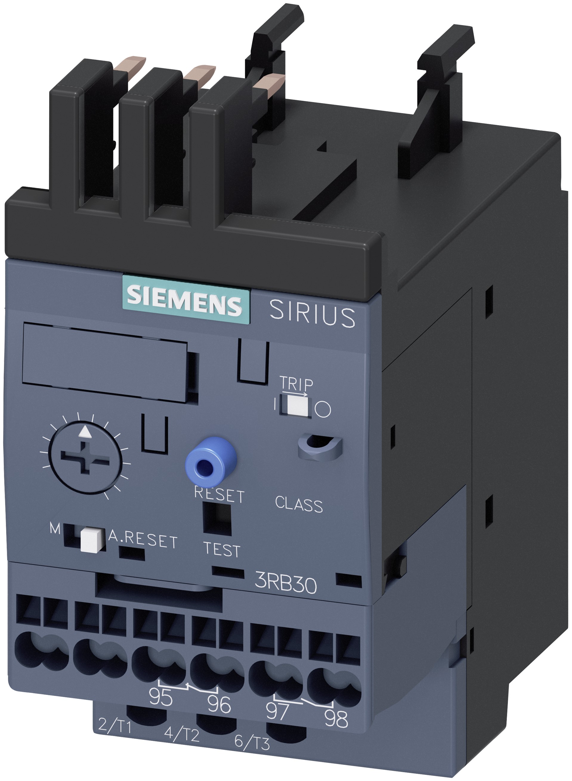 Siemens 3RB Overload Relay 1NO + 1NC, 1 → 4 A F.L.C, 4 A Contact Rating, 1.5 kW, 3P, SIRIUS