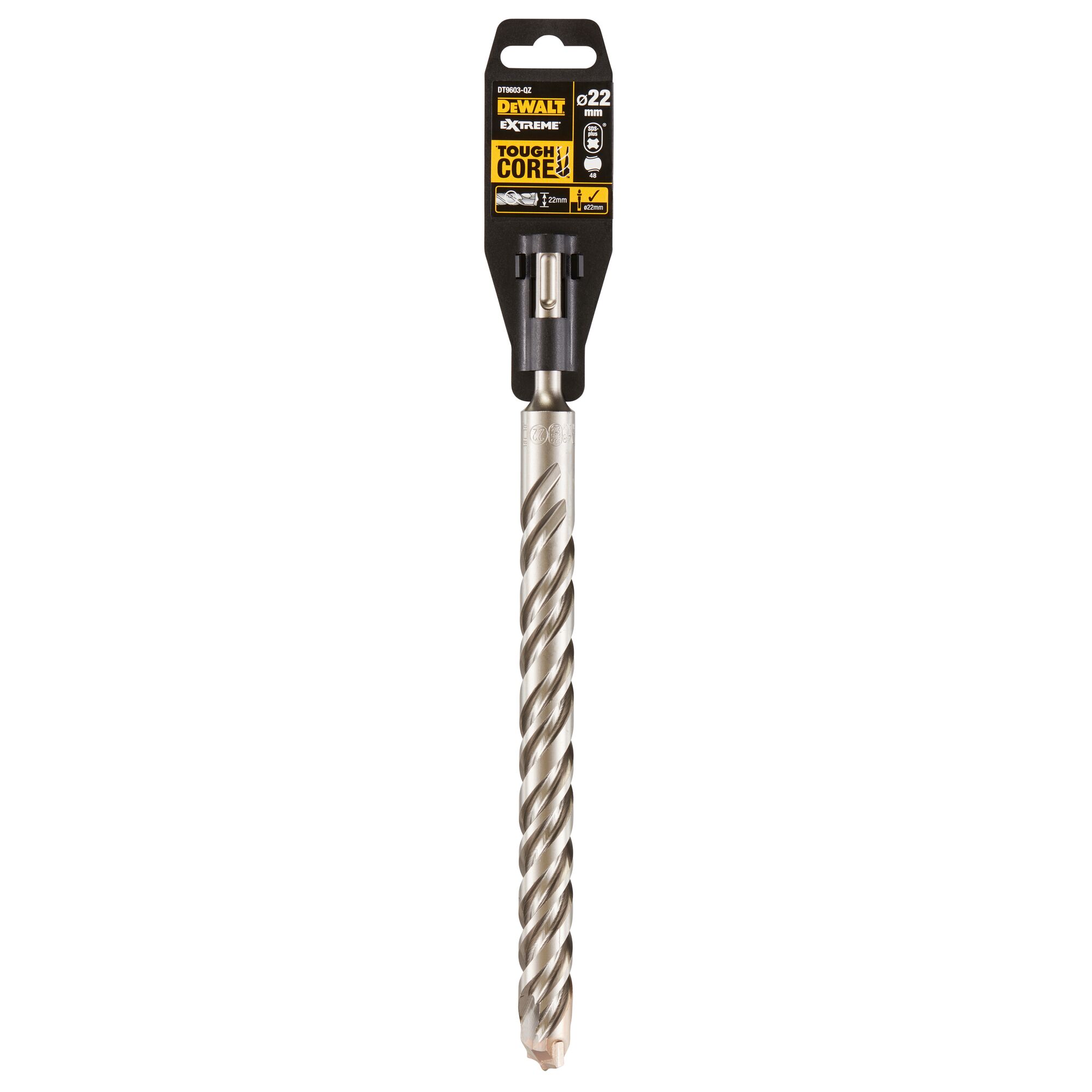 DeWALT DT960 Series SDS Drill Bit for Concrete, 22mm Diameter, 300 mm Overall