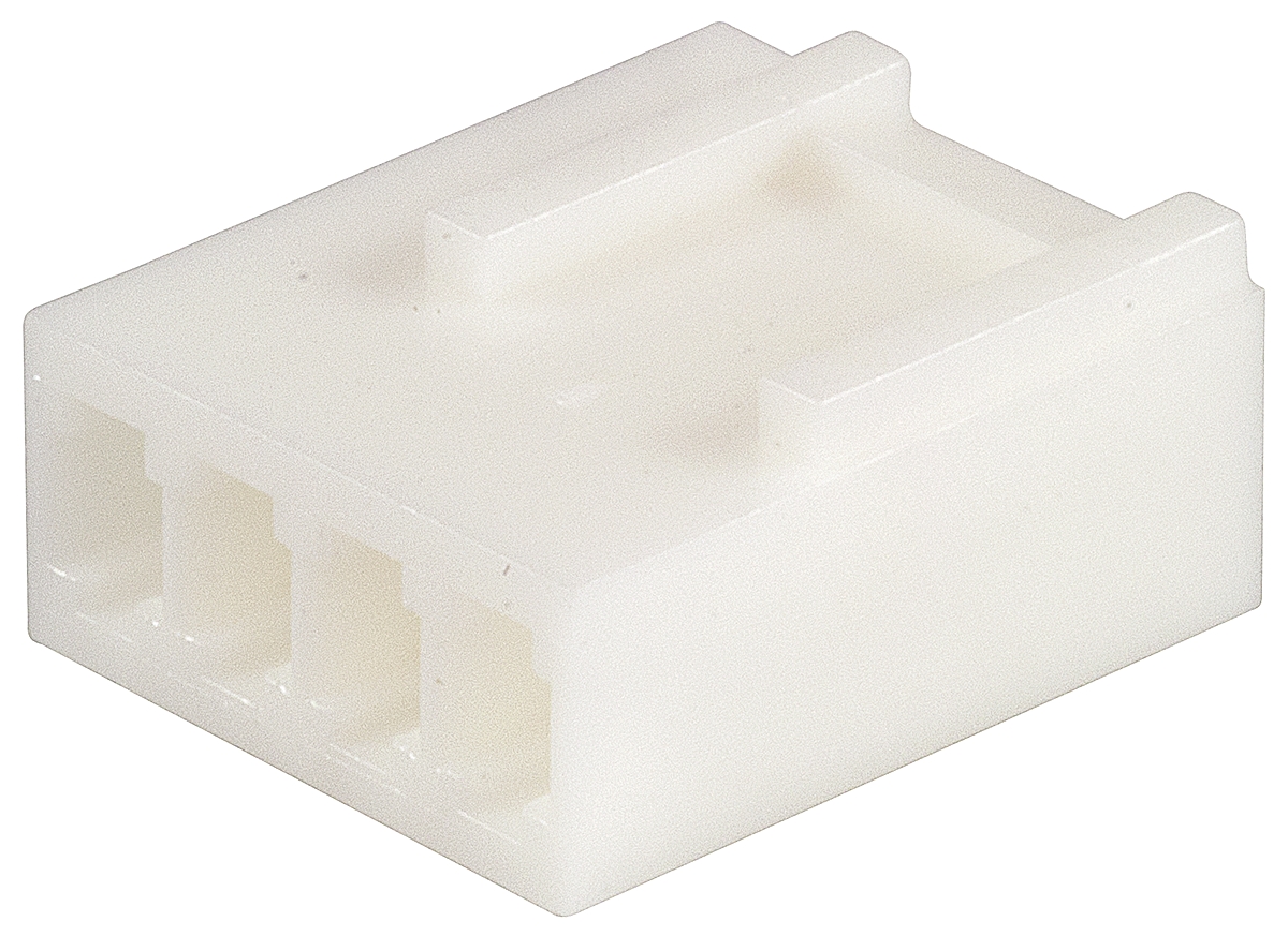 Molex, KK 254 Female Connector Housing, 2.54mm Pitch, 4 Way, 1 Row
