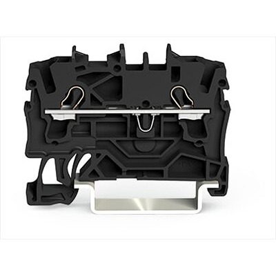 WAGO 2002-1205 TOPJOB S Series Black, 2.5mm², 1-Level, Push-In Cage Clamp Termination, ATEX, EAC Ex, IECEx