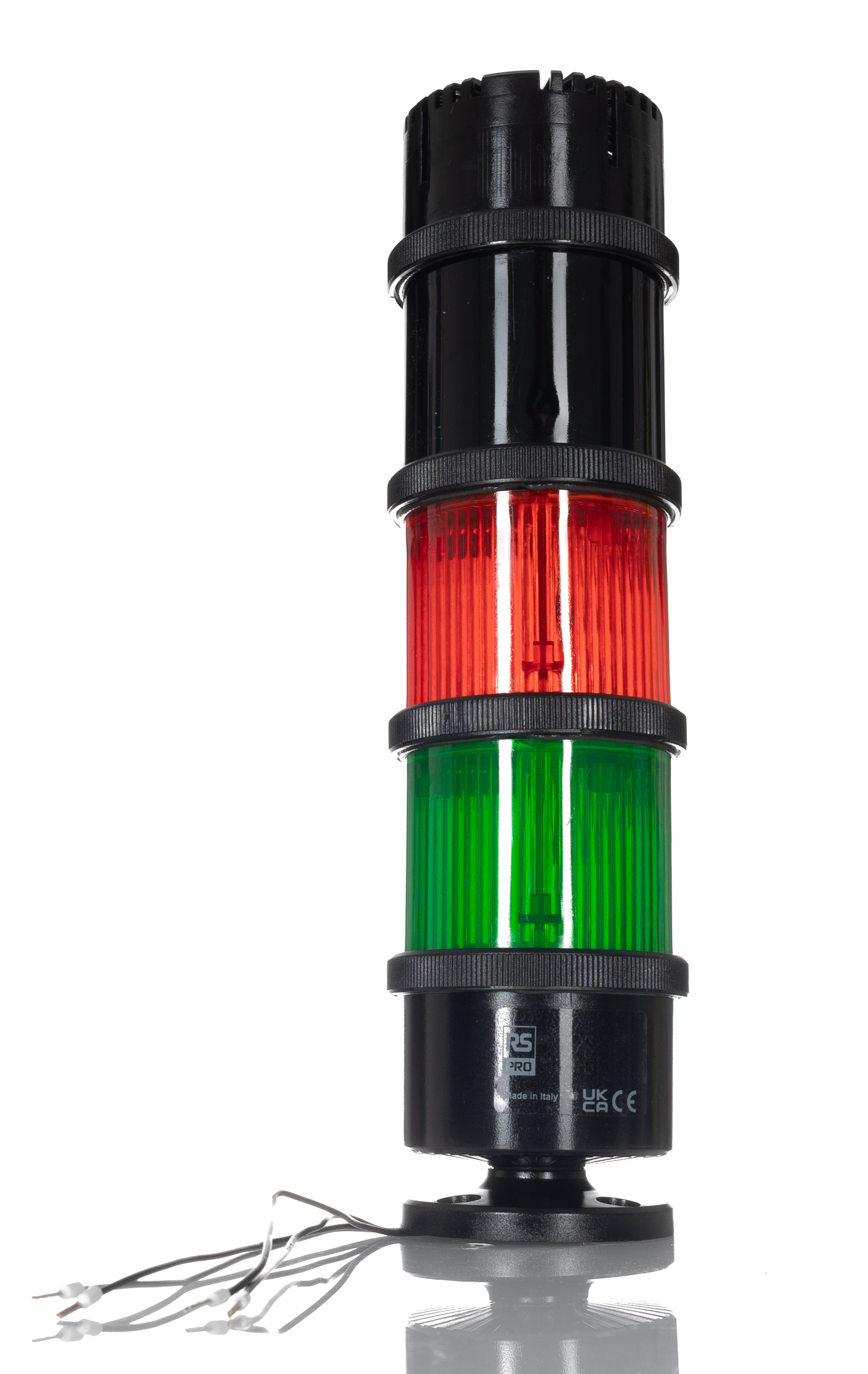 RS PRO Green/Red Signal Tower, 12 Lights, 240 V ac, Screw Mount