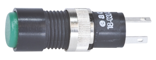 EAO Green Panel Mount Indicator, 2.2V dc, 8mm Mounting Hole Size