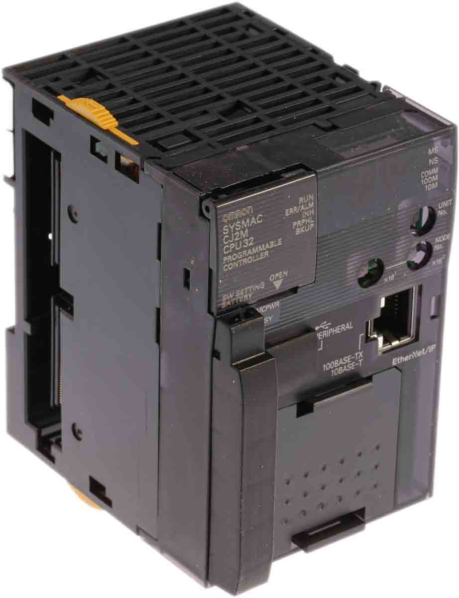 Omron CJ2M Series PLC CPU for Use with CJ2 Series, DC Input