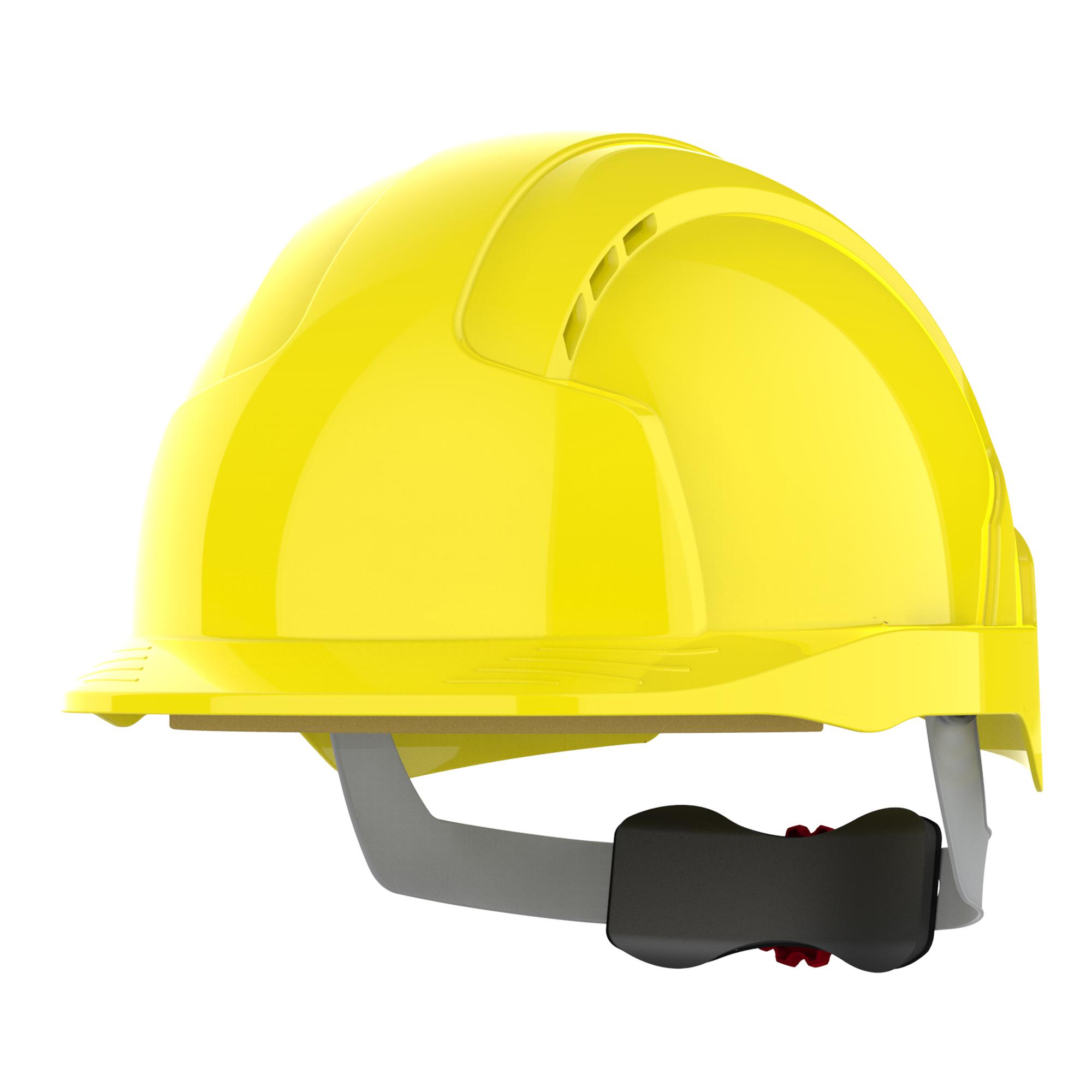 JSP EVOLite Yellow Safety Helmet, Ventilated