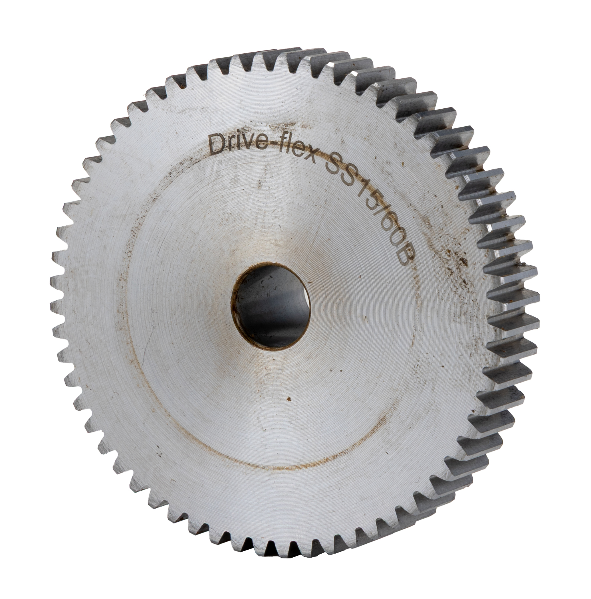 RS PRO Steel 60 Teeth Spur Gear, 1.5 Module, 15mm Bore Diam, 90mm Pitch Diam, 60mm Hub Diam