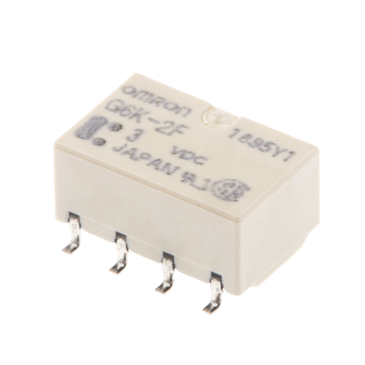 Omron Surface Mount Signal Relay, 3V dc Coil, 1A Switching Current, DPDT