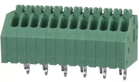 Phoenix Contact PTSA 0.5/12-2.5-Z Series PCB Terminal Block, 2.5mm Pitch, Through Hole Mount, Solder Termination