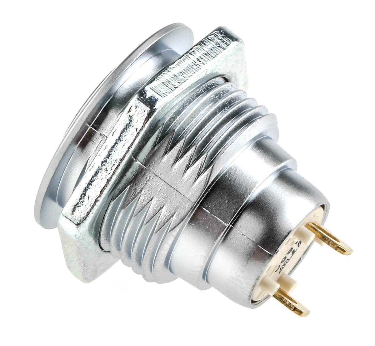 ITW Switches 57M Series Push Button Switch, Momentary, Panel Mount, 16.1mm Cutout, SPST, Clear LED, 48V dc, IP67